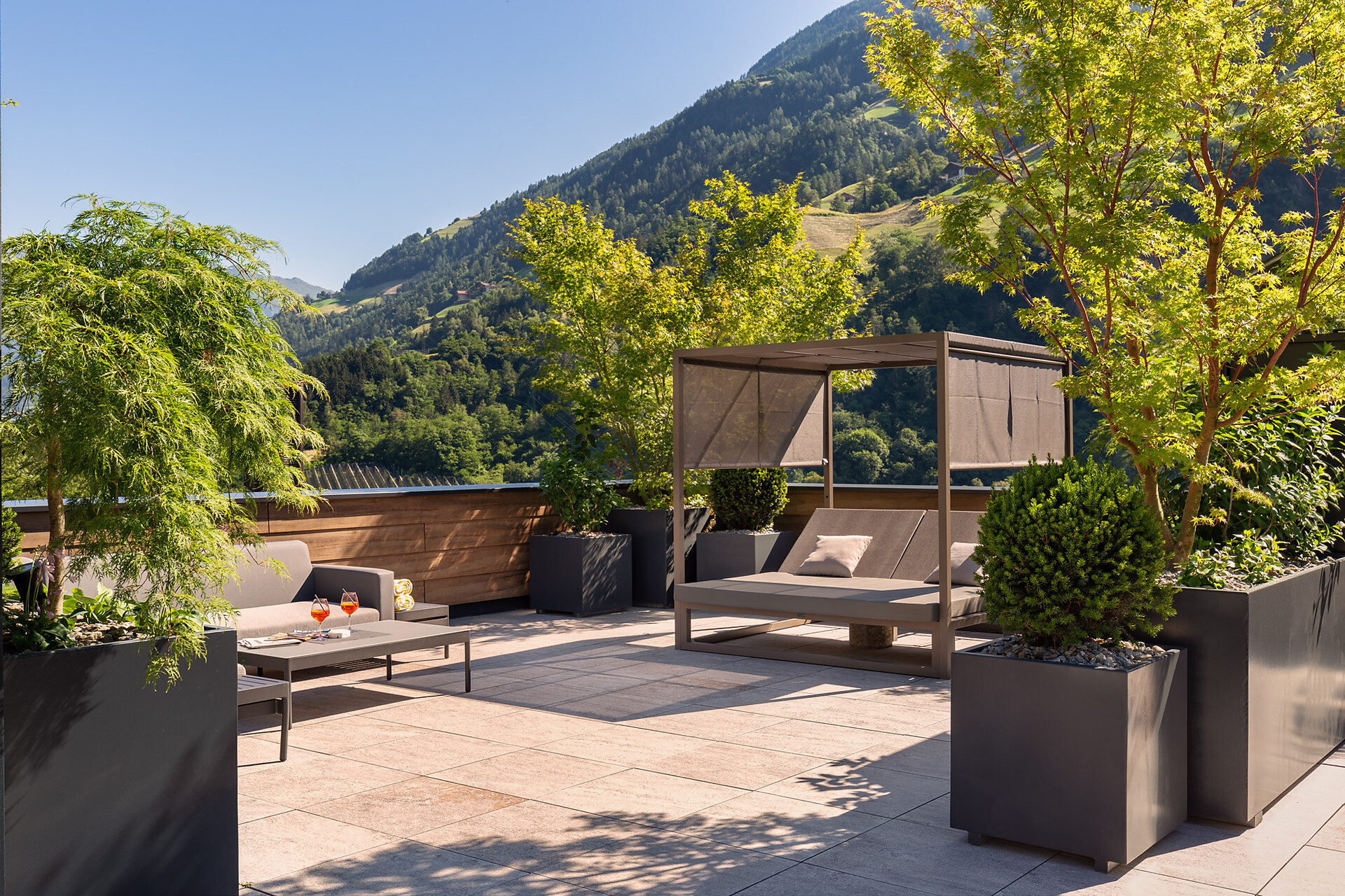 terrazza sul tetto