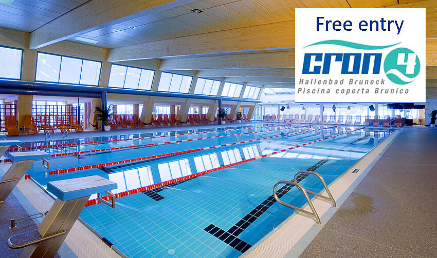 Ingesso gratuito nella piscina coperta CRON 4