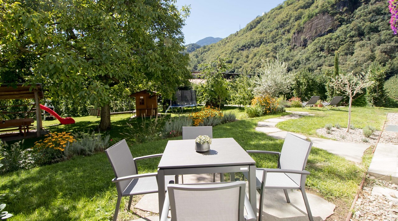 Garten der Ferienwohnung
