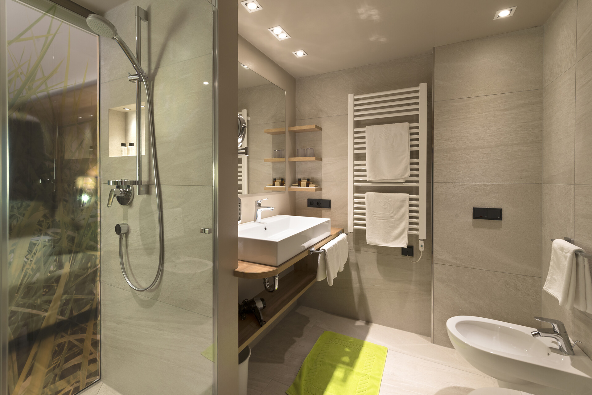 bathroom of room Dolomiti/Panorama