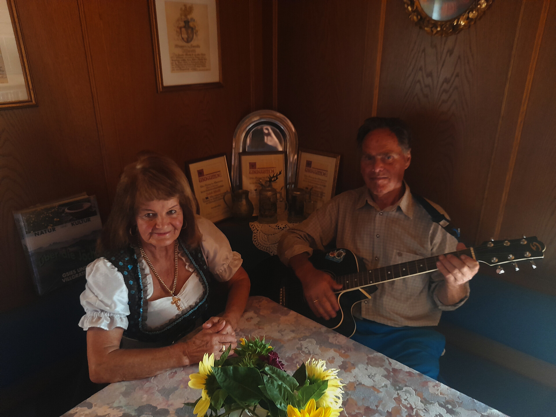 In our "Stube"