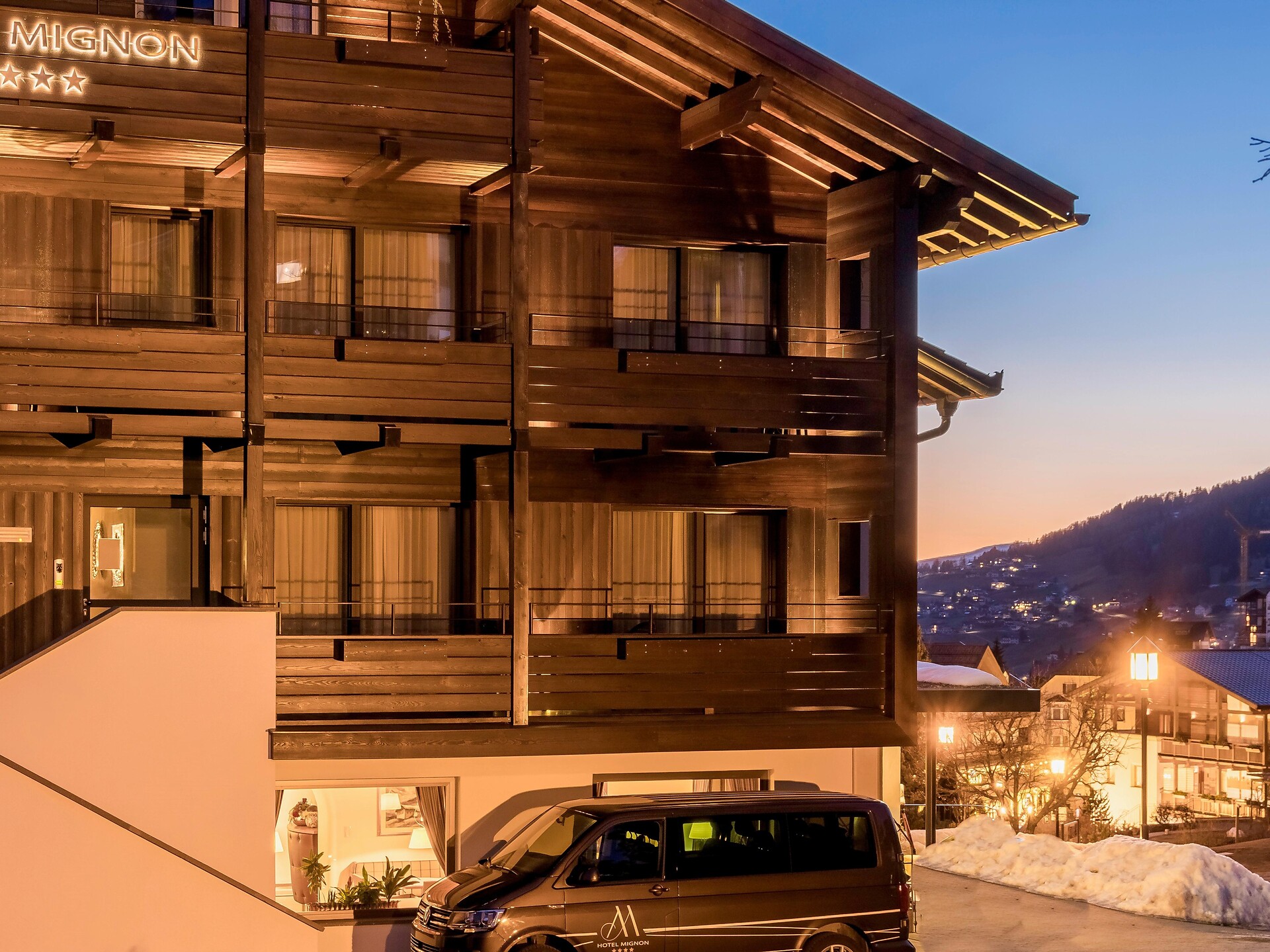 Hotel Mignon winter atmosphere