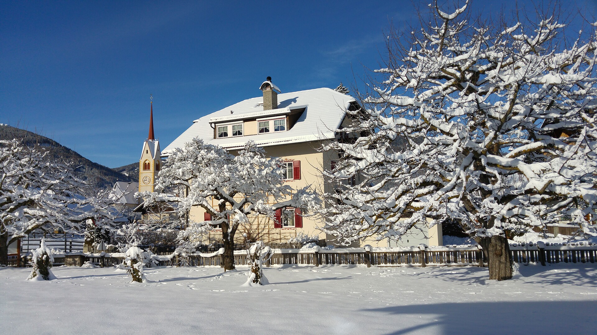 Haus Hengler im Winter