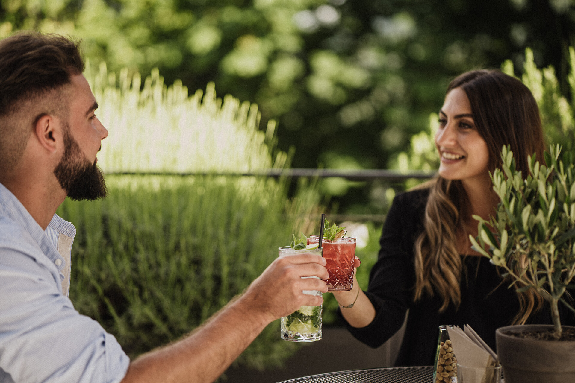 aperitivo sulla terrazza