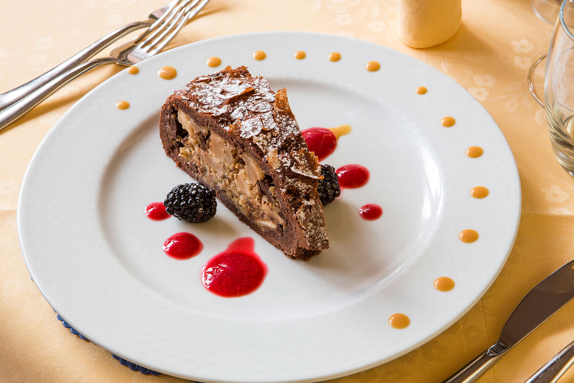 Chocolate strudel