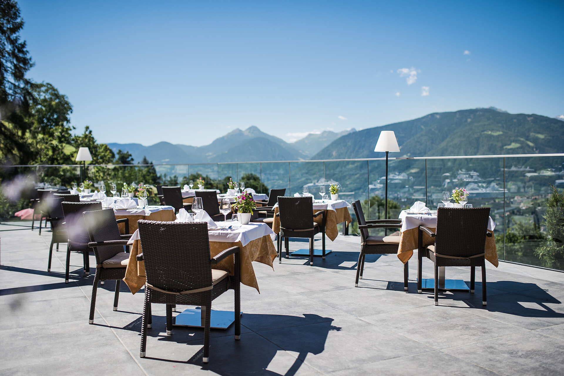 Terrace with panoramic view
