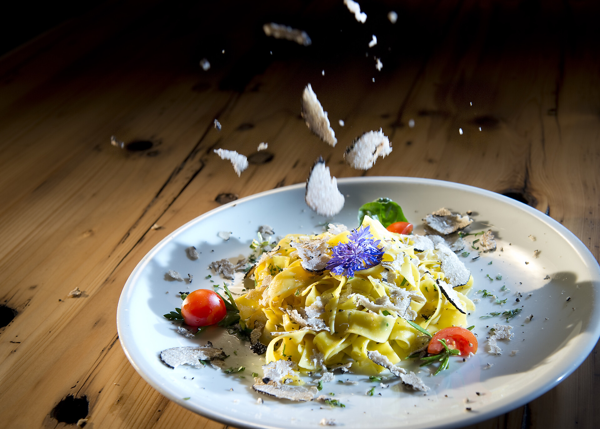 Pasta with truffles