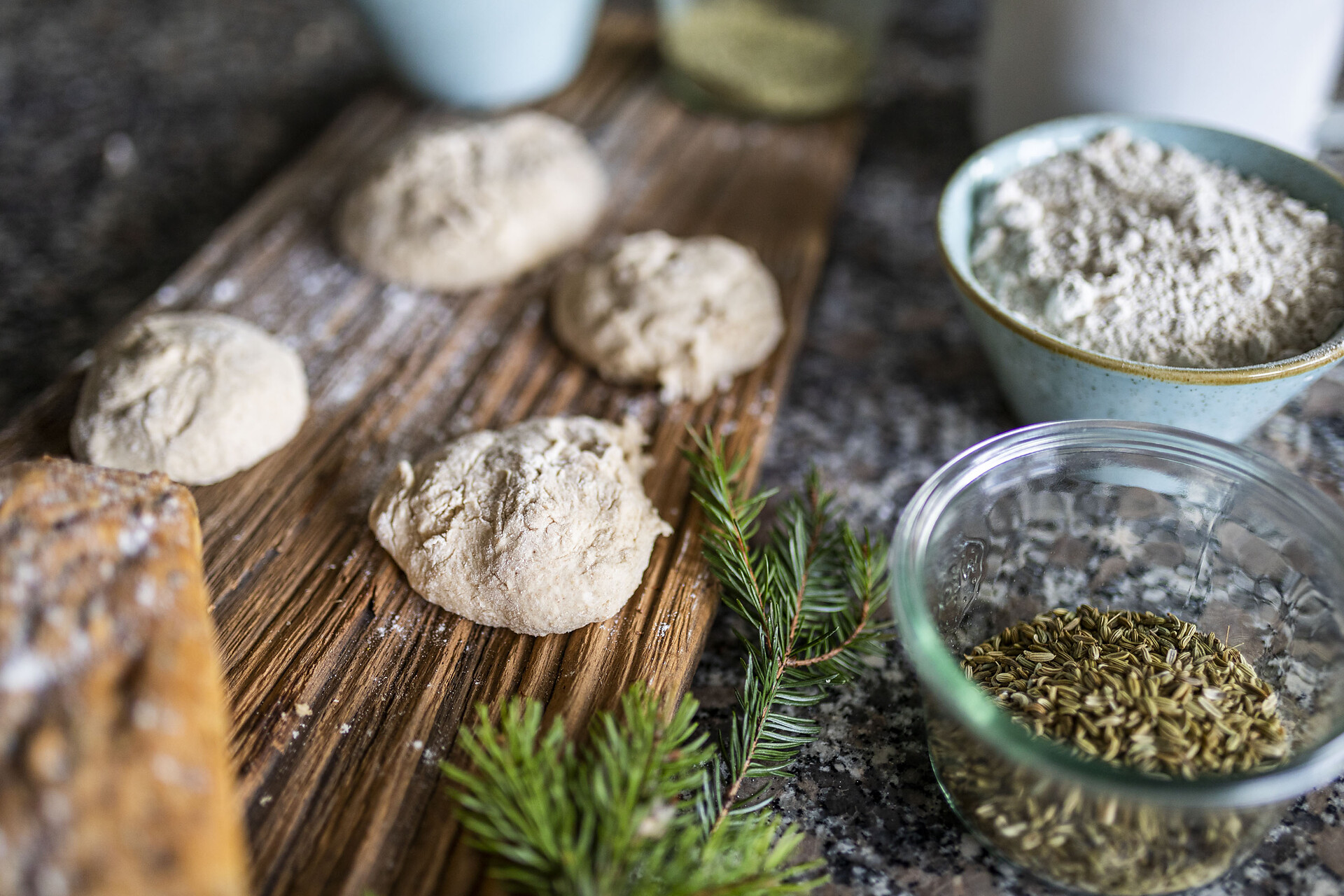 Homemade bread