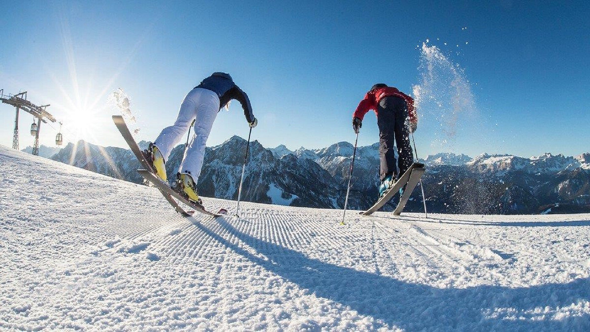 Skiing at the Kronplatz