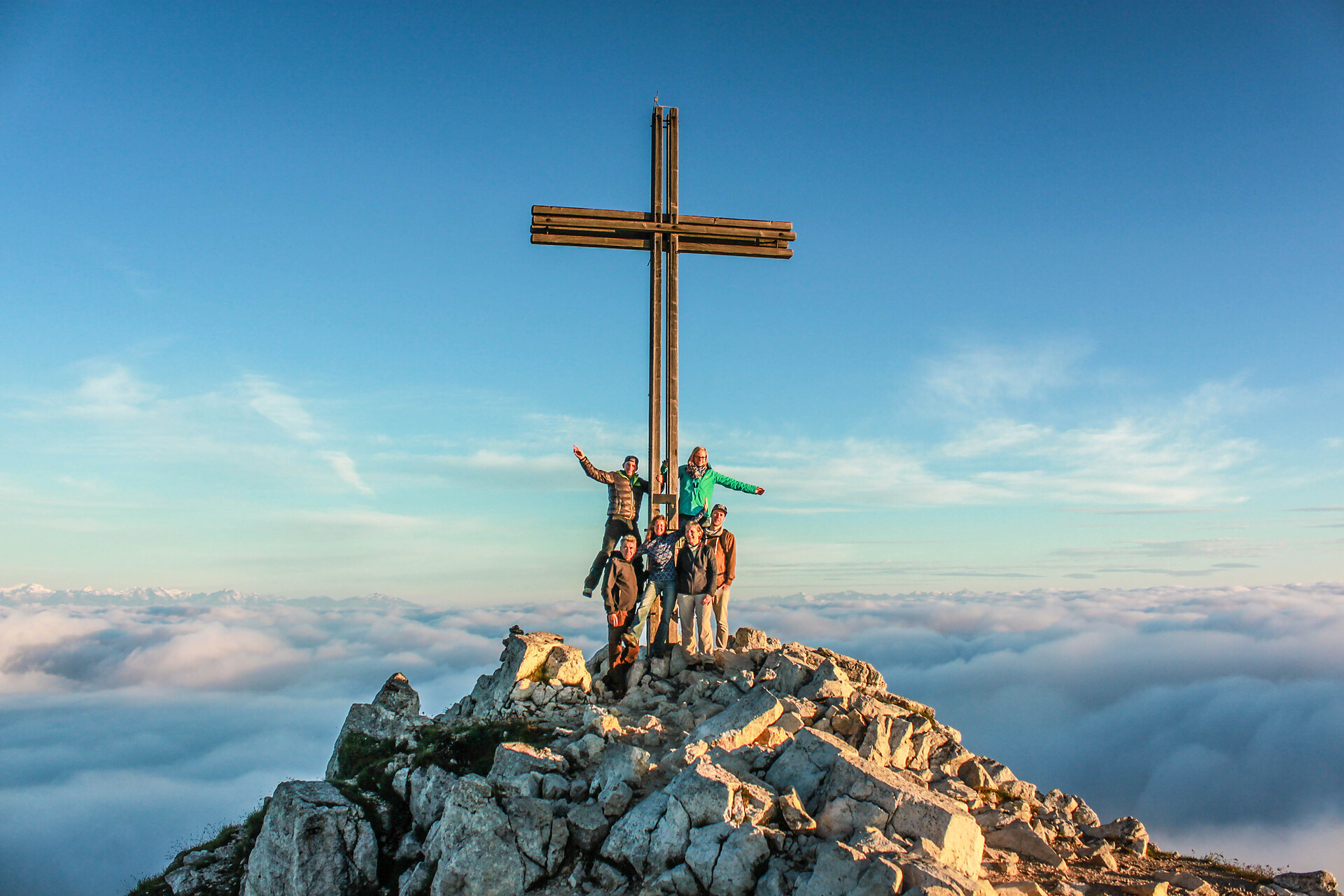 L'alba sul Corno bianco