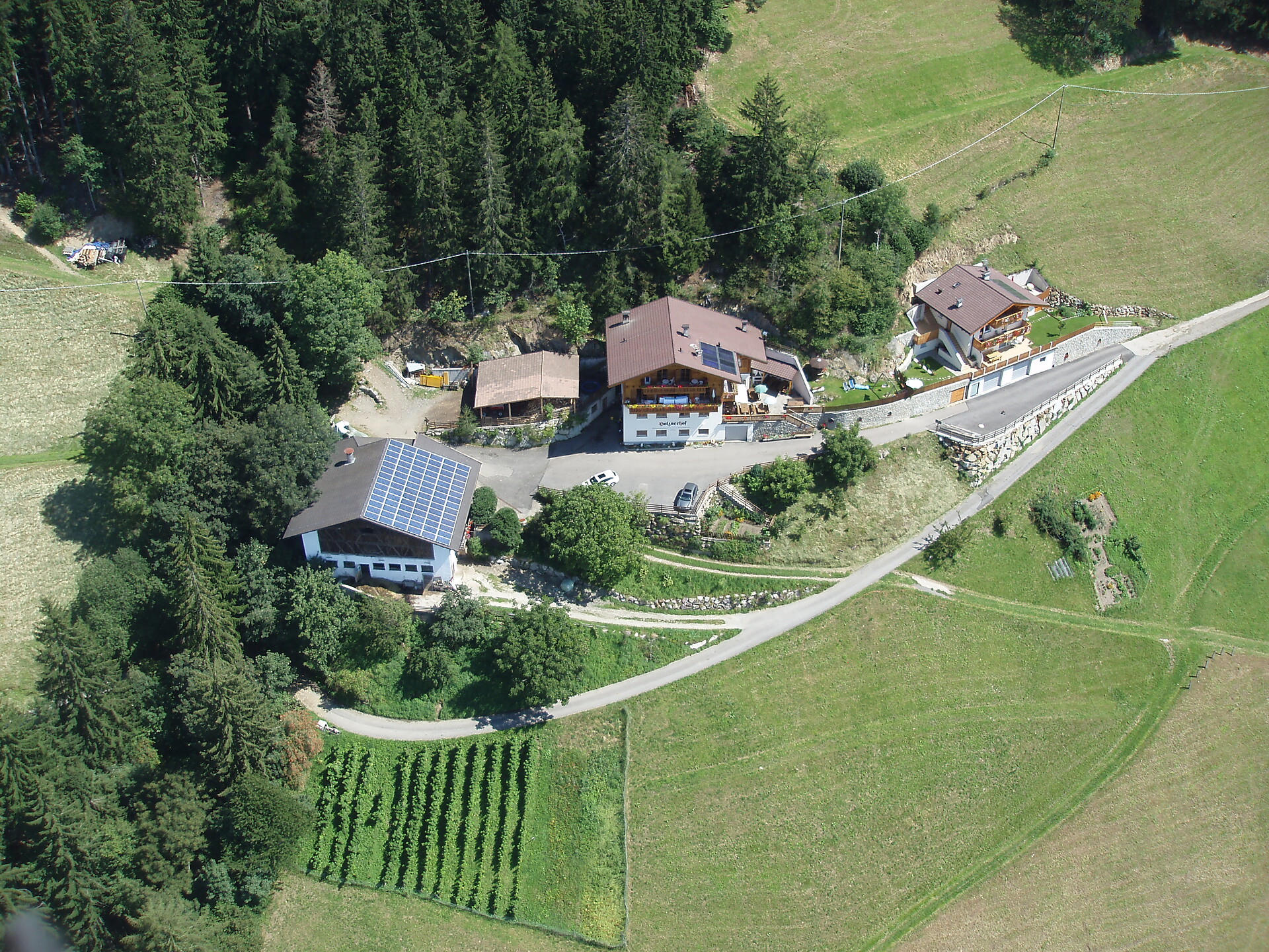 Holznerhof von oben