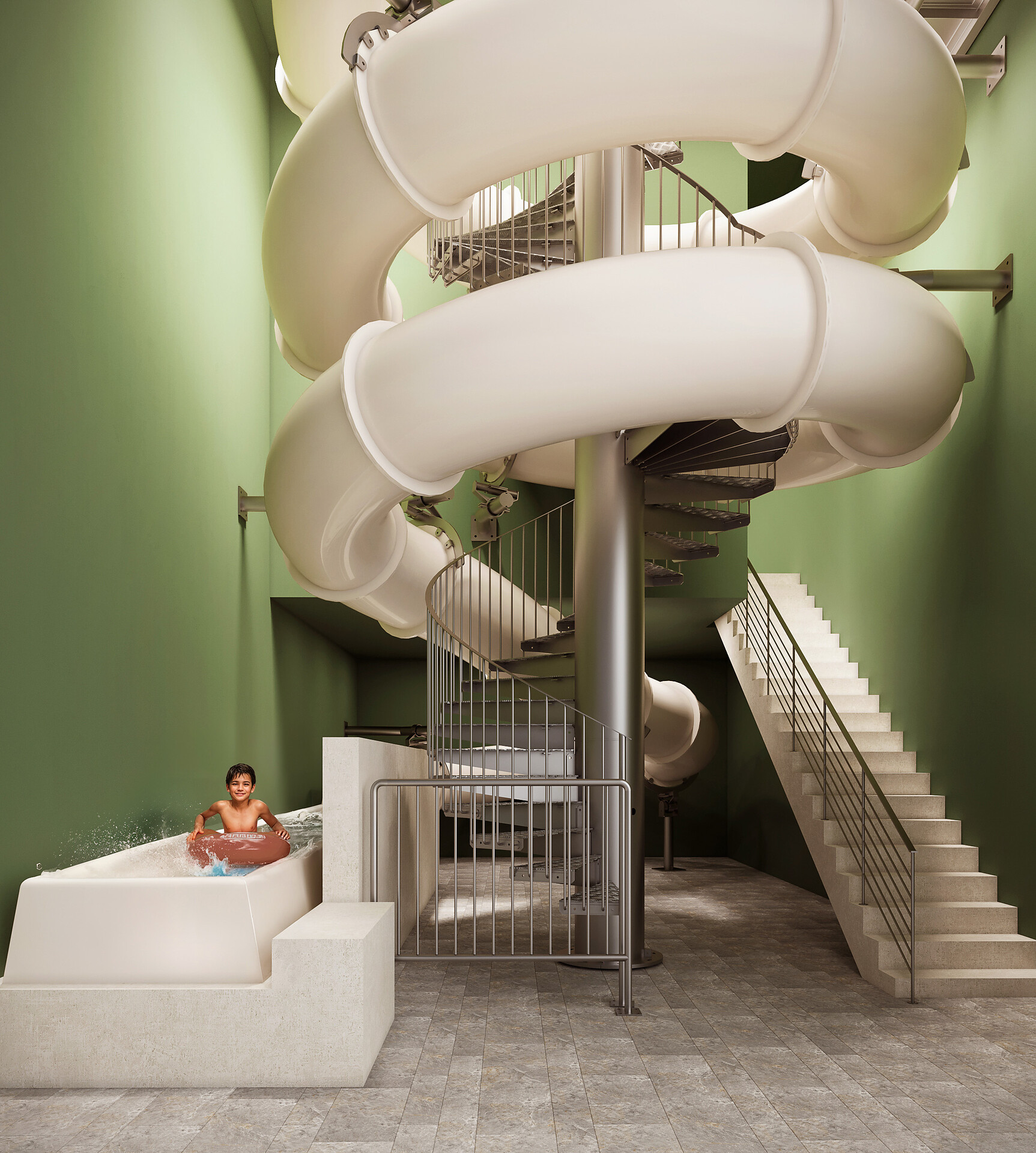 Scivolo d’acqua per bambini