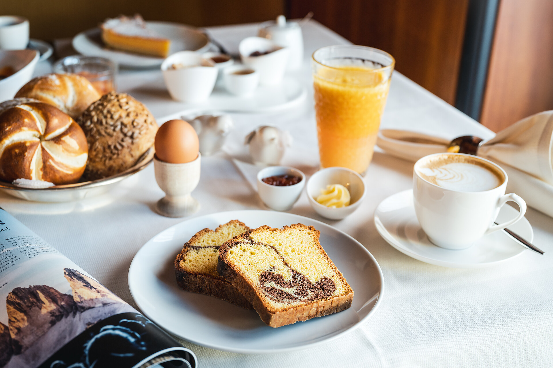 Breakfast at Hotel Corso am Graben Bruneck Brunico South Tyrol