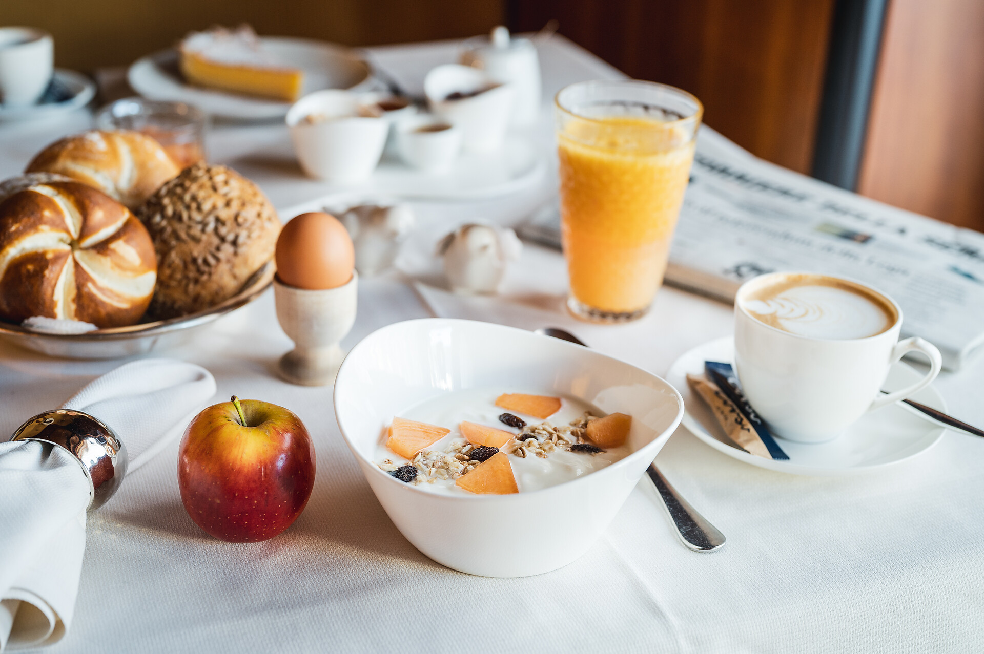Breakfast at Hotel Corso am Graben Bruneck Brunico South Tyrol