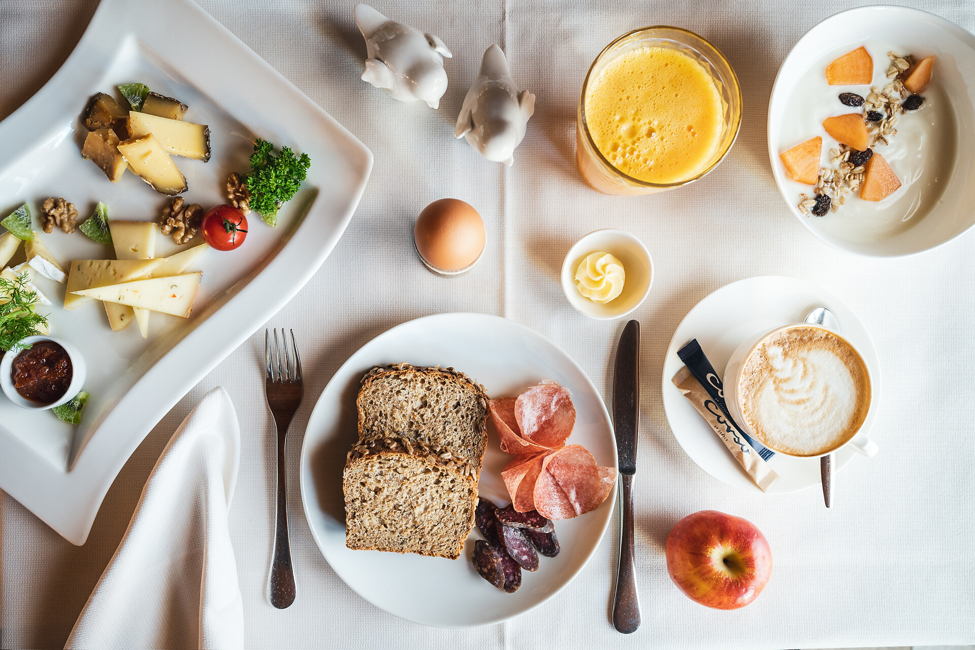 Breakfast at Hotel Corso am Graben Bruneck Brunico South Tyrol