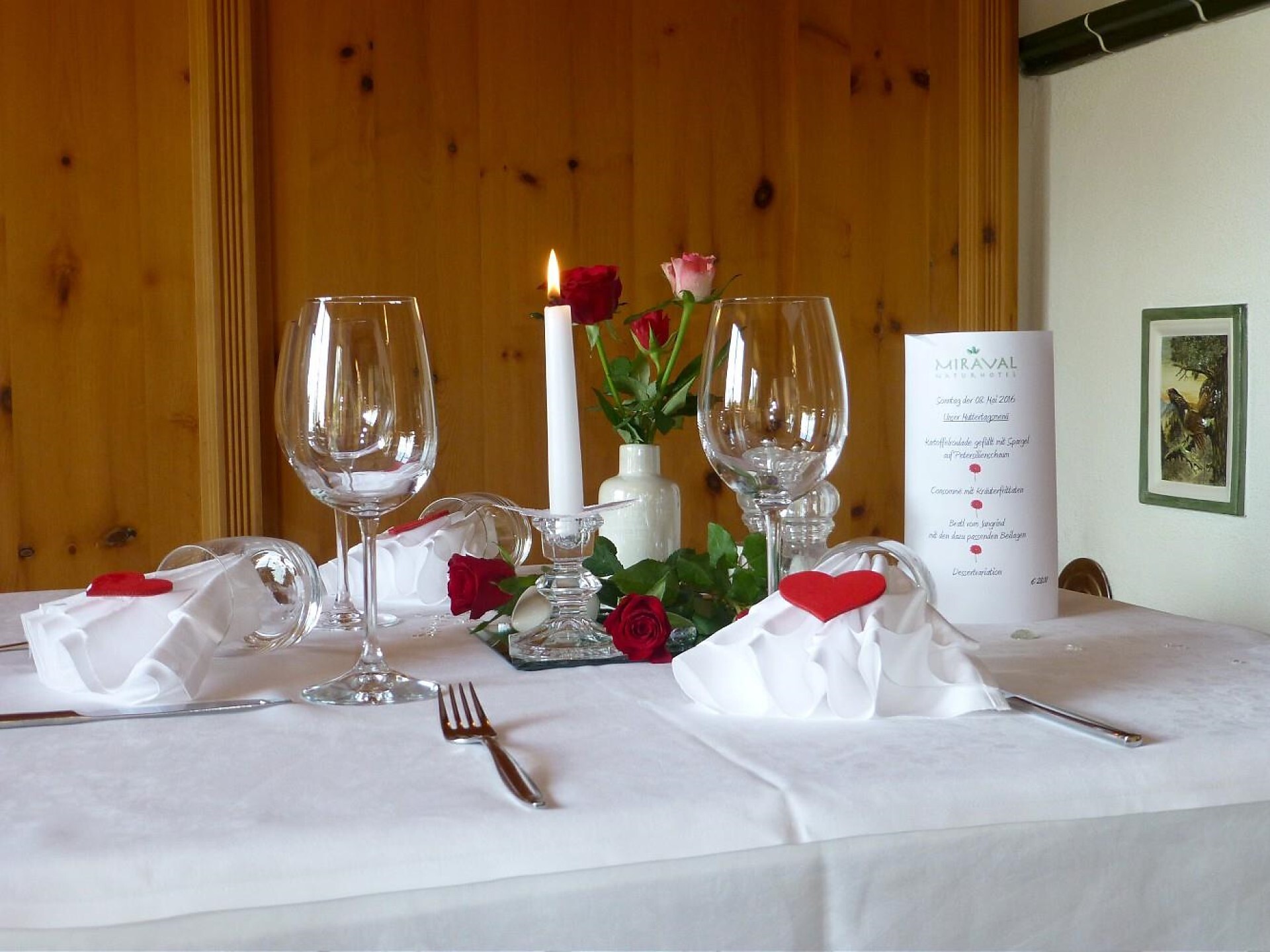 decorated table