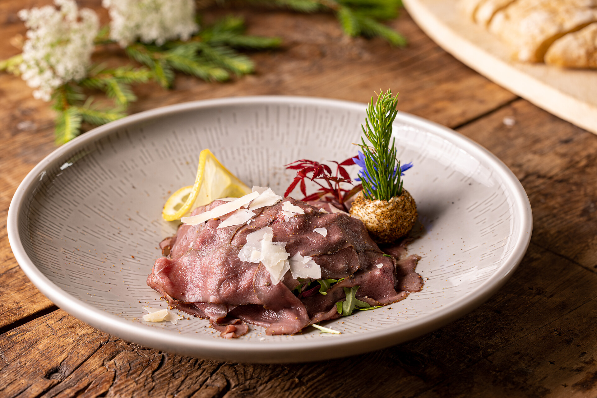 Carpaccio affumicato in casa
