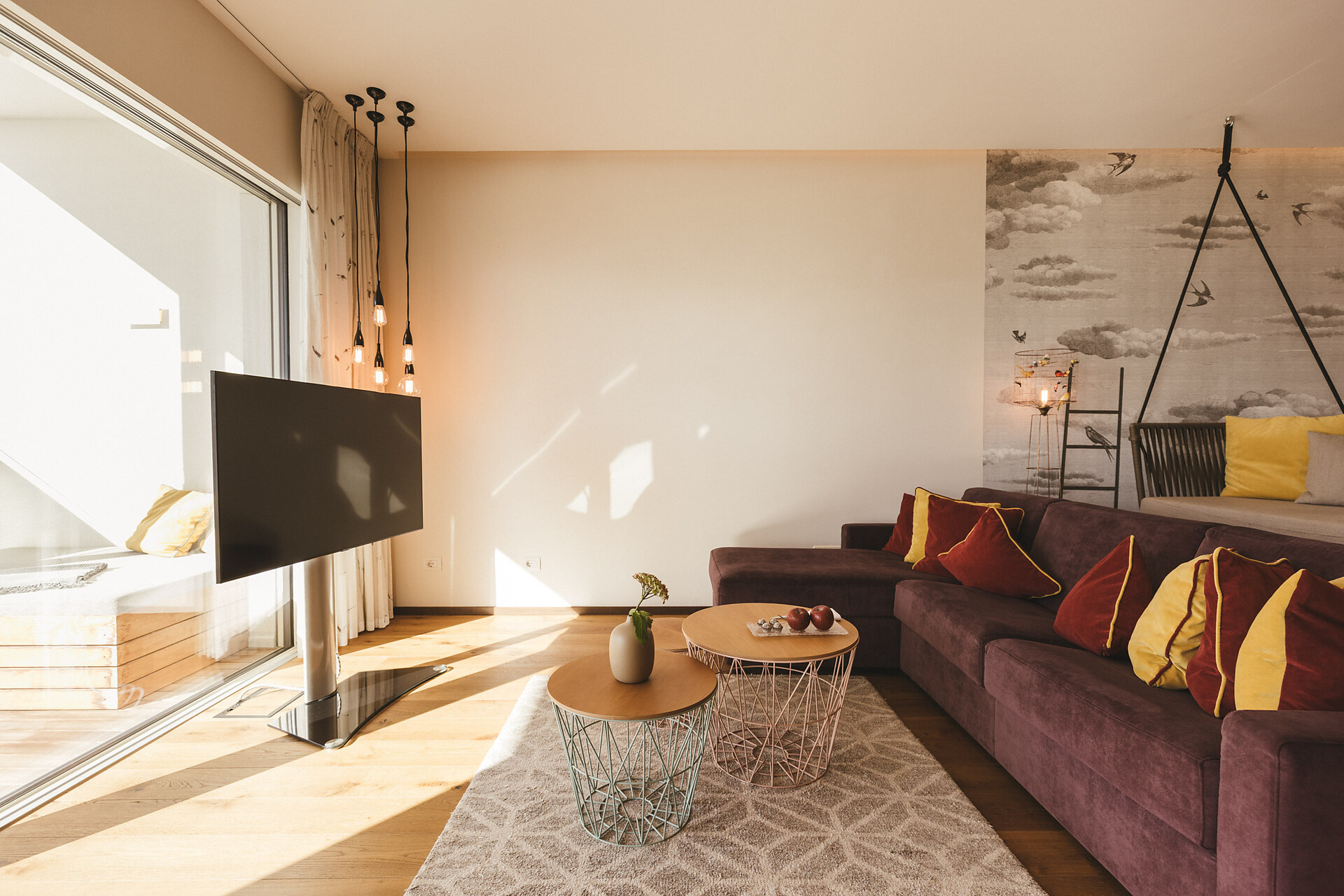 Das Wohnzimmer der Hohenwart Suite