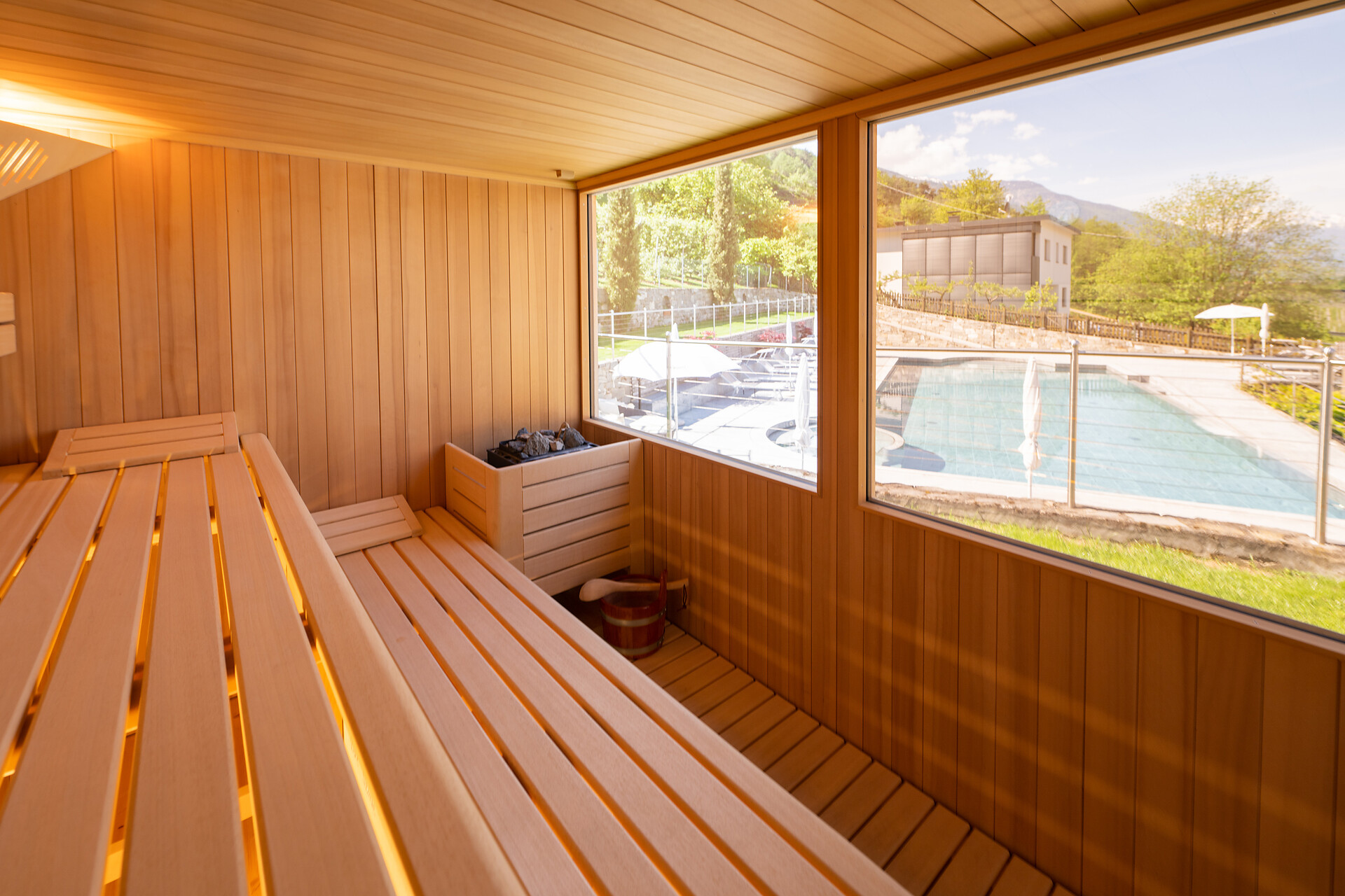 Pool und Sauna