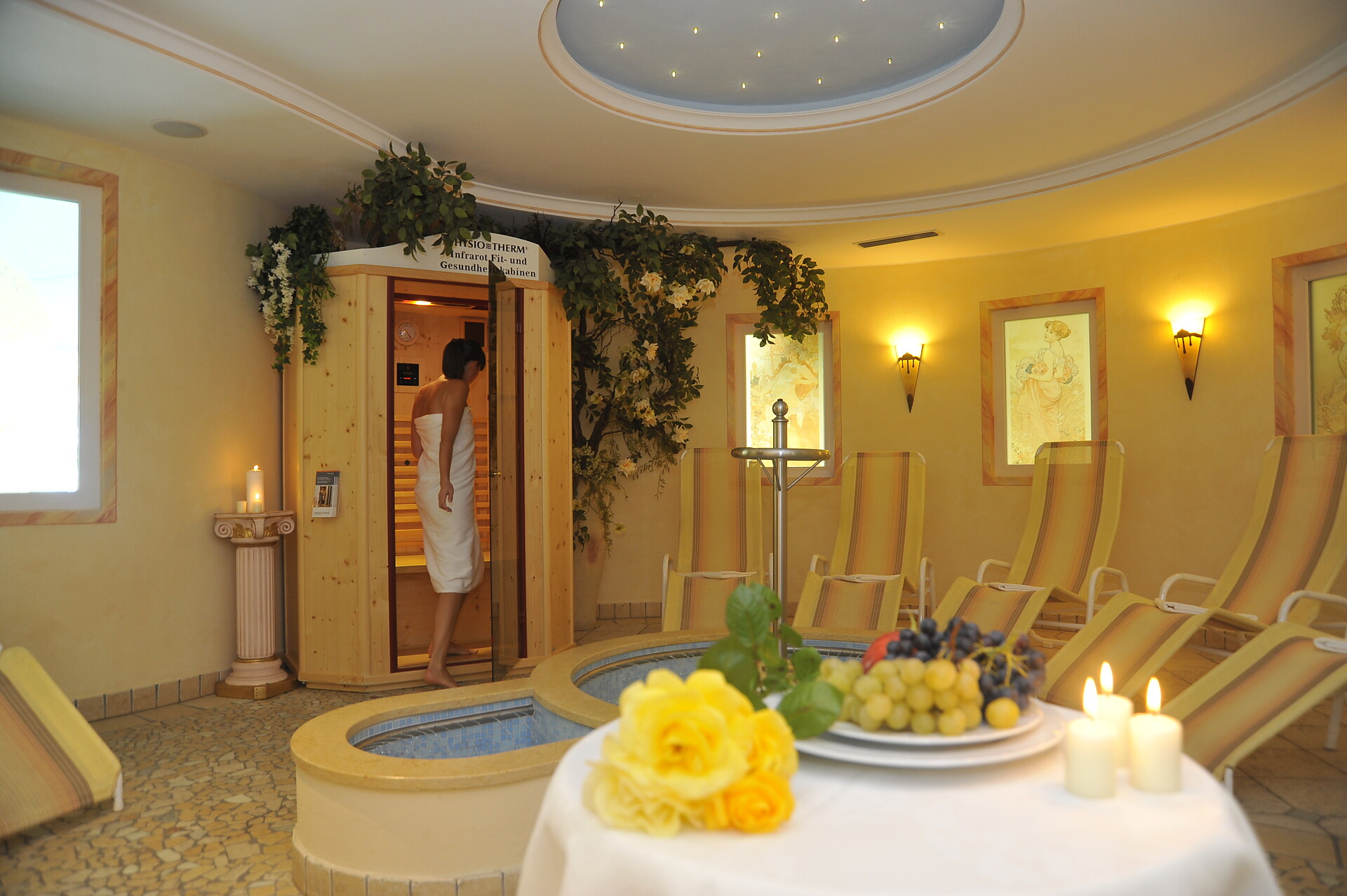 Relax and enjoy your time in our modern SPA area