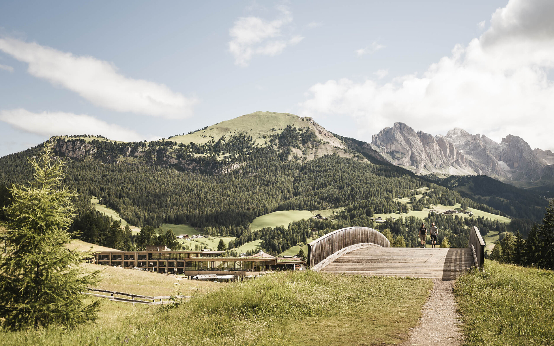 Panoramalage im Sommer