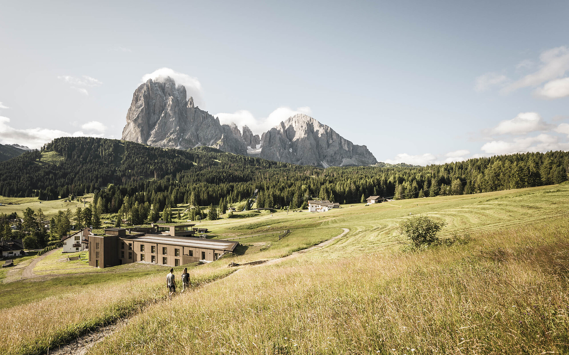 Panoramalage im Sommer