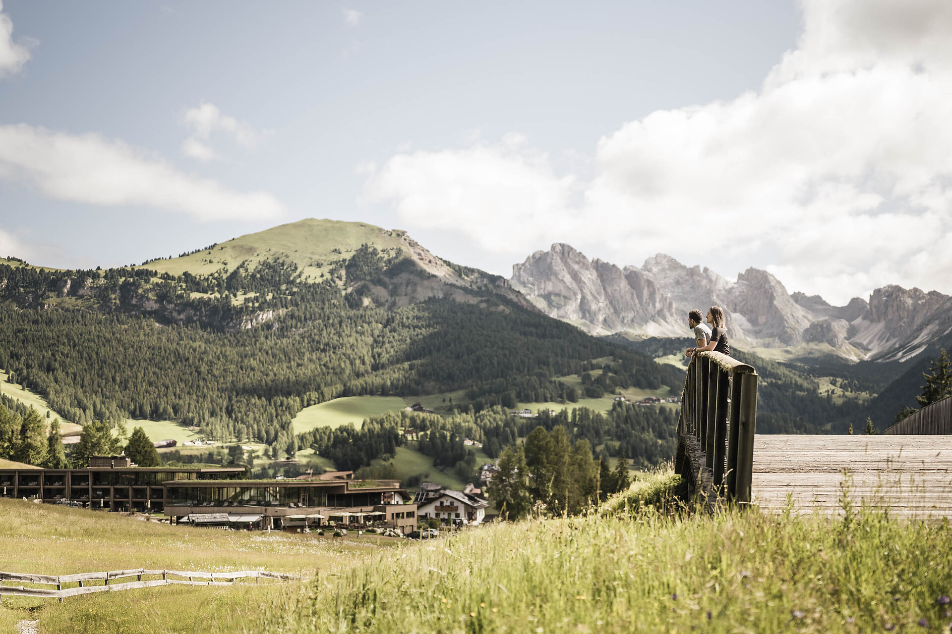 Panoramalage im Sommer
