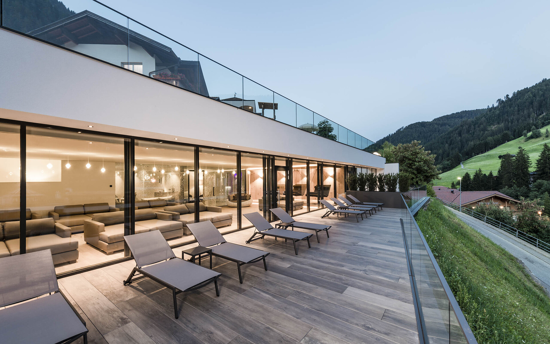 Terrasse Sauna