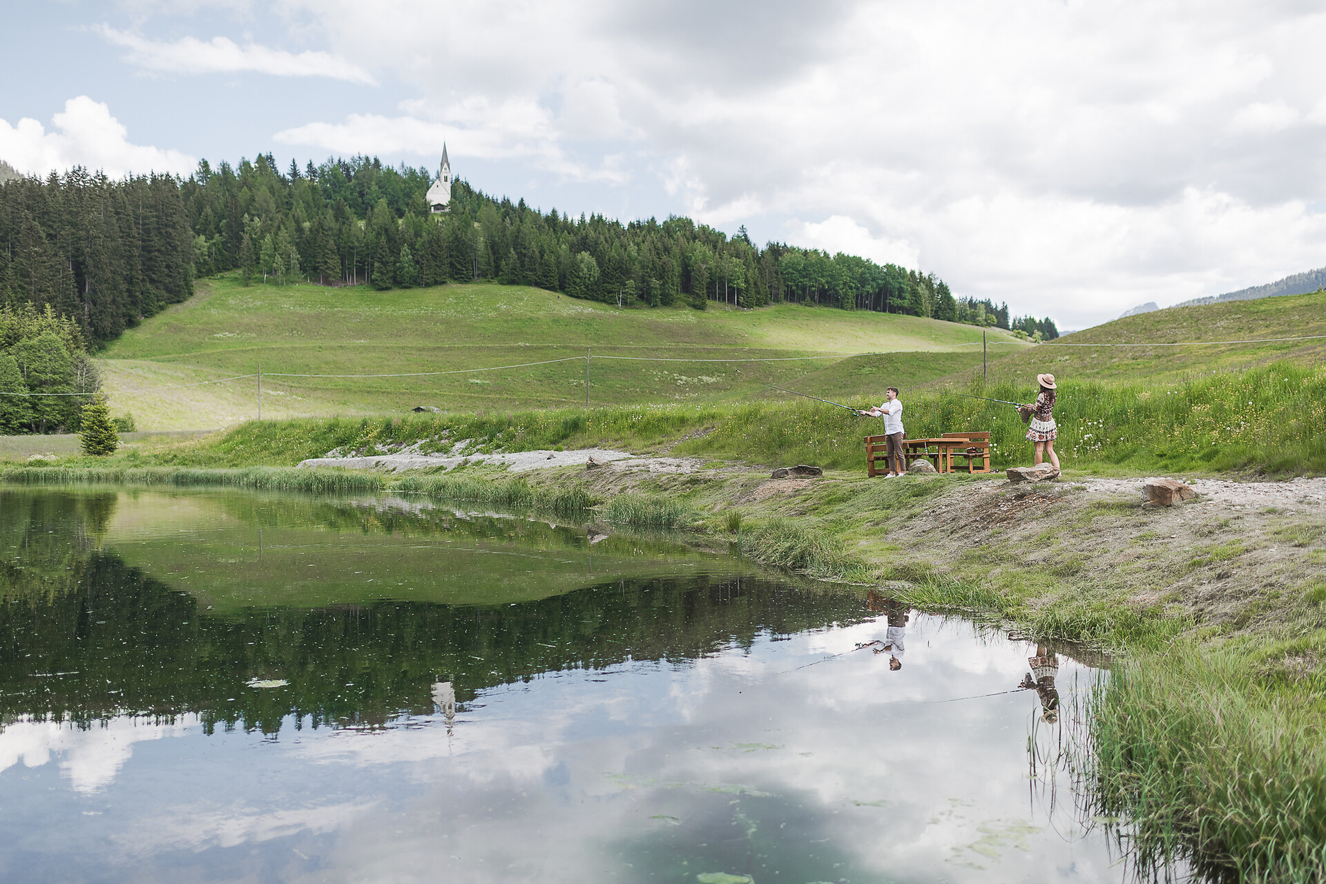Fishing pond