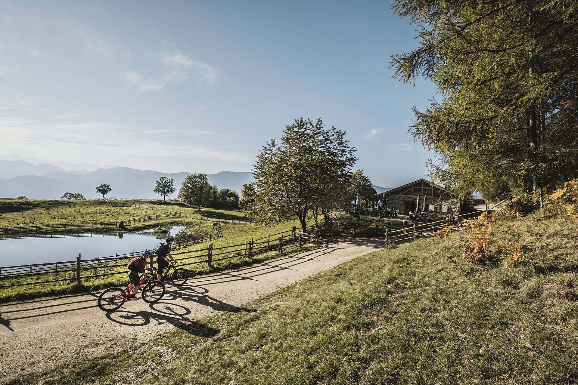 Traminerhof. Mountainbiken