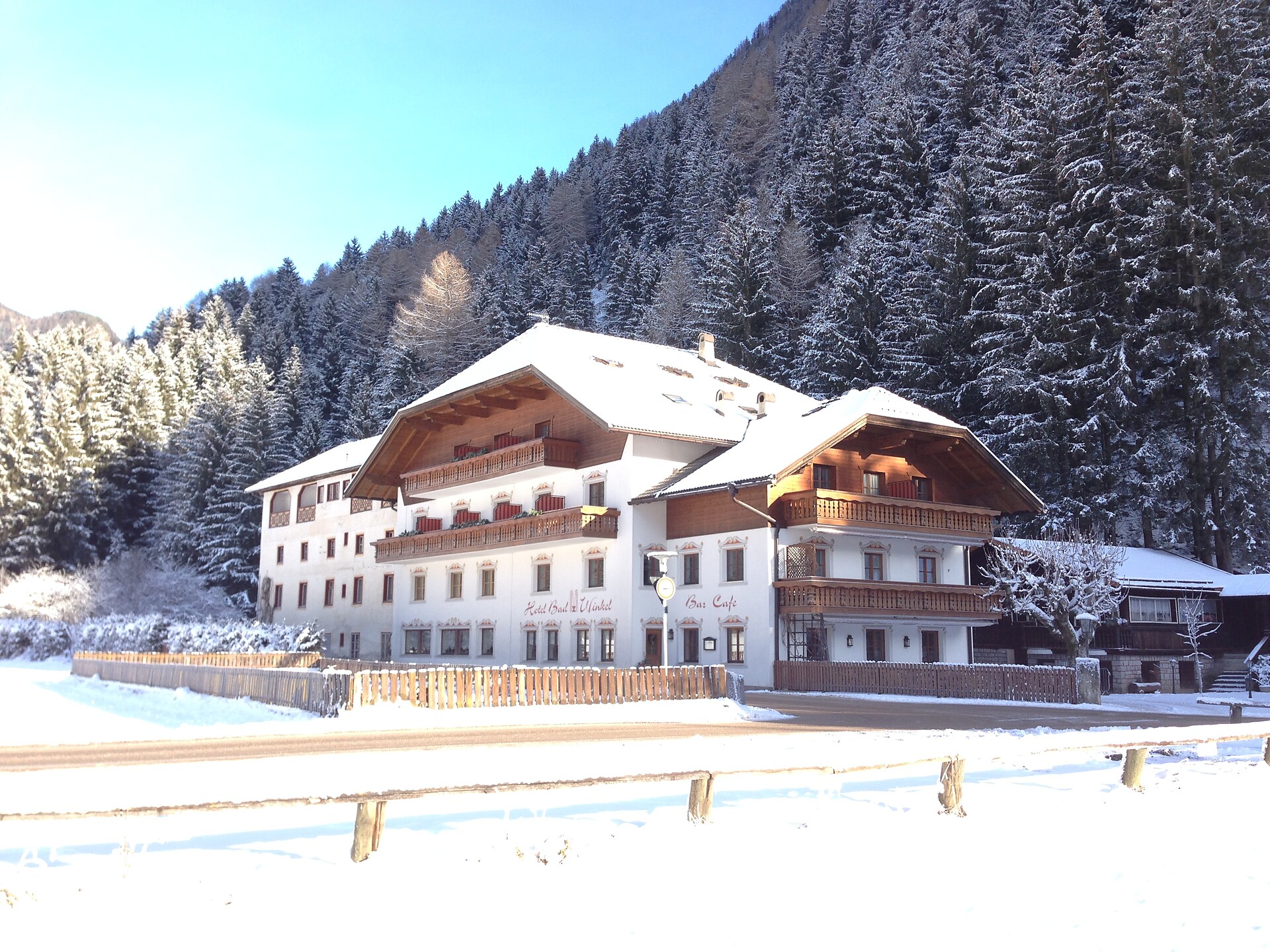 Hotel view winter