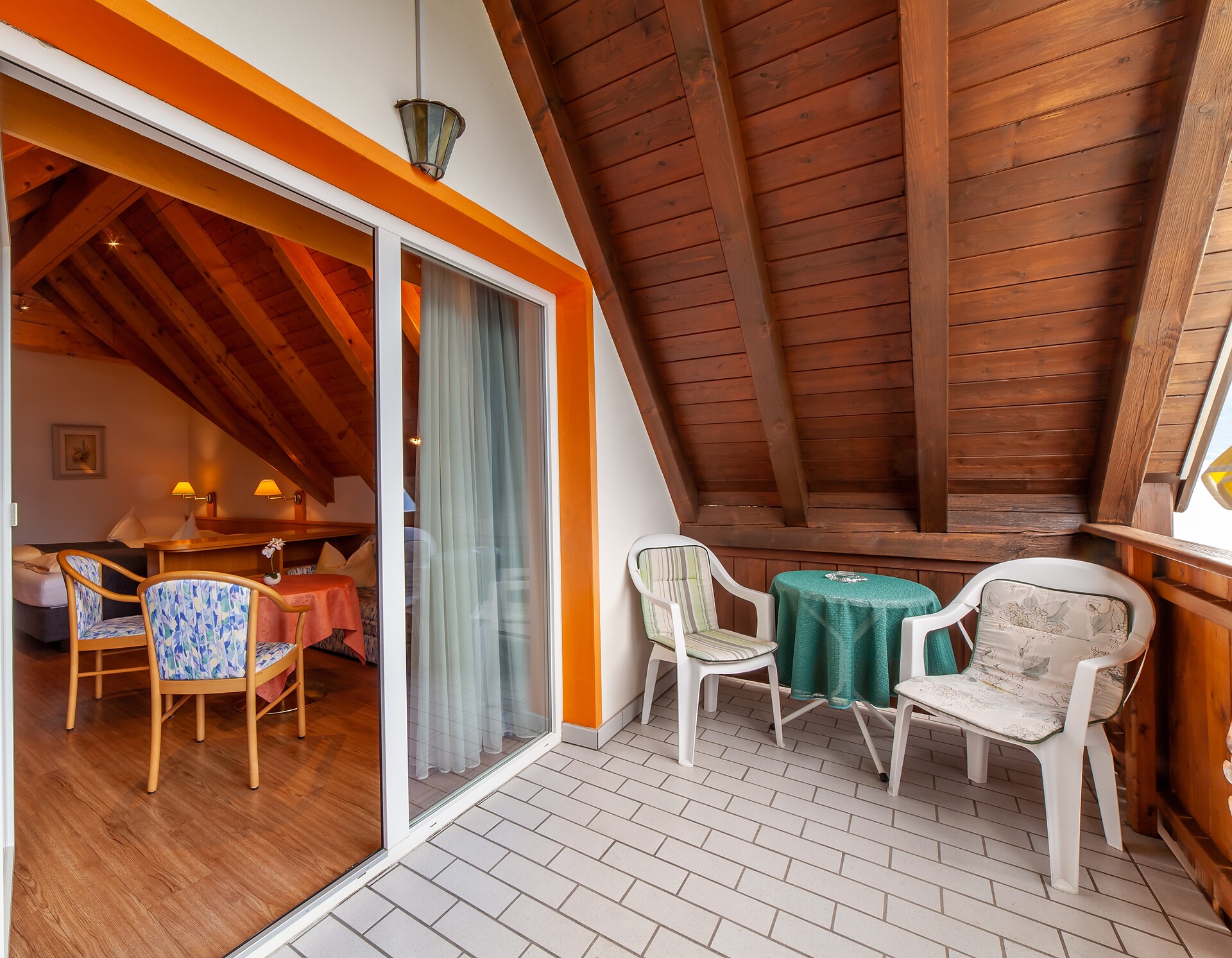 Balkon/ Sitzgruppe