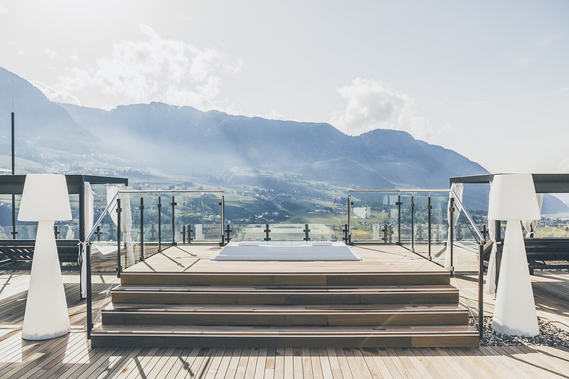 Terrazza panoramica sul tetto