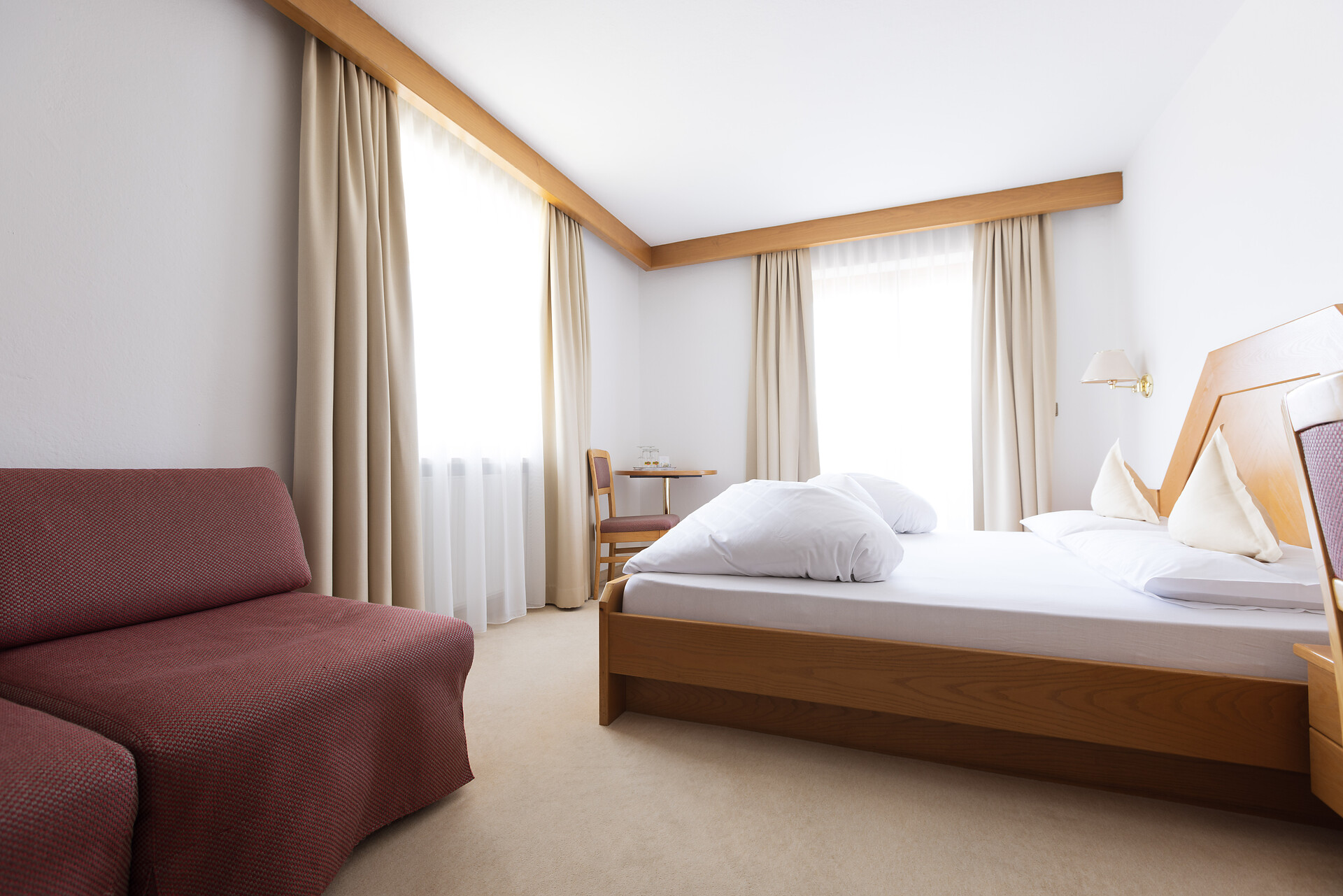Doppelzimmer mit Balkon Südseite