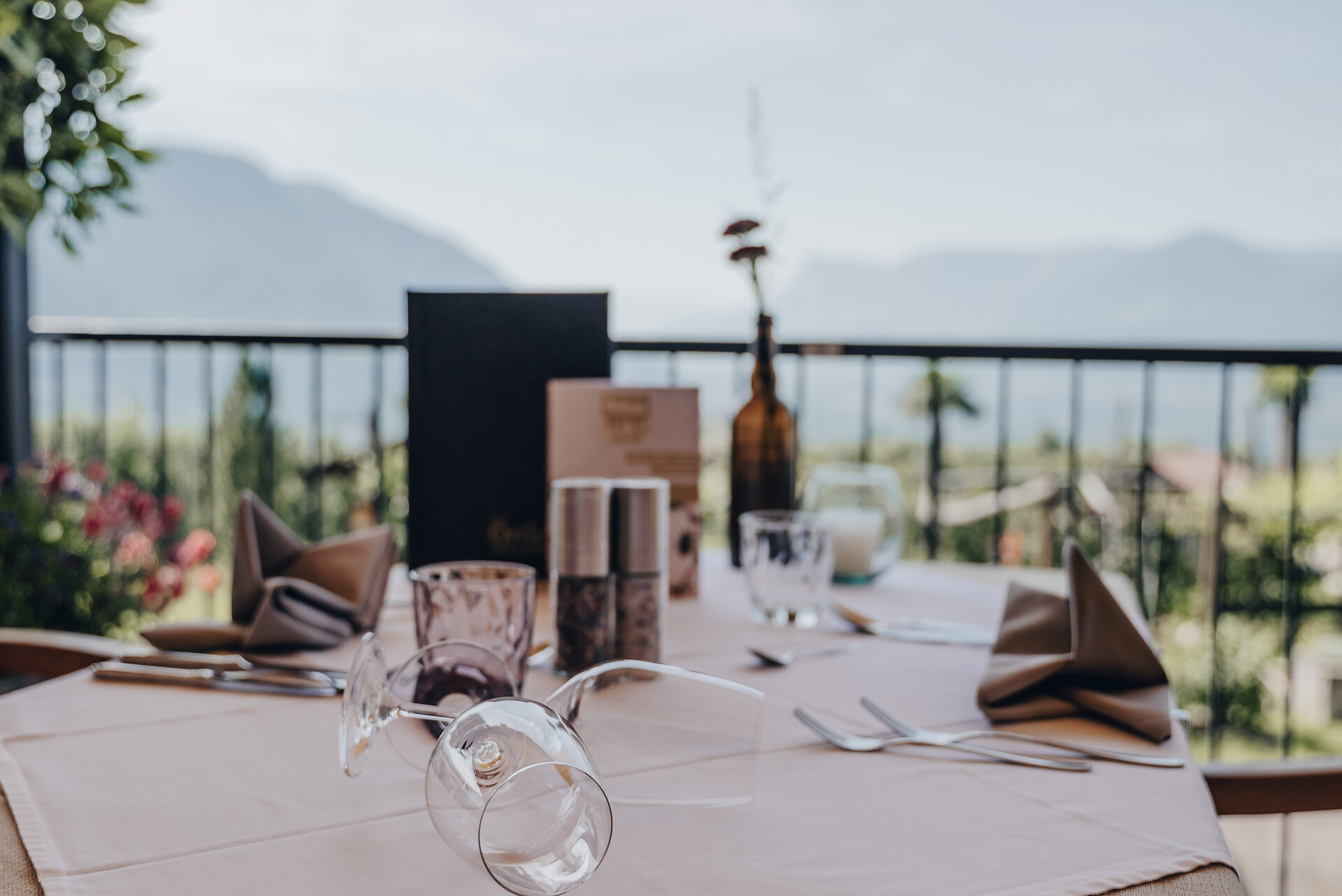 Dinner on the Örtlerhof terrace