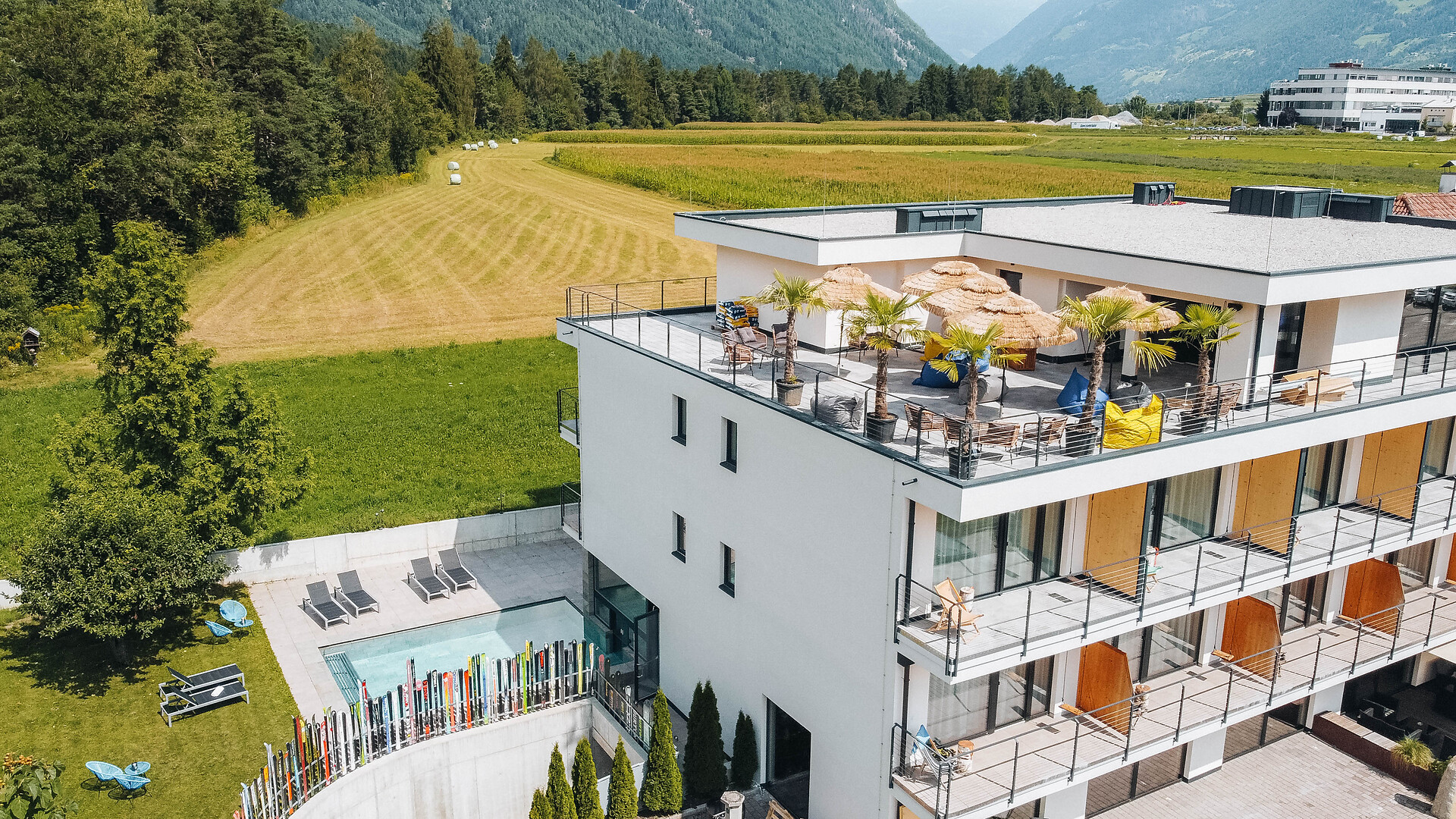 Exterior view of the hotel