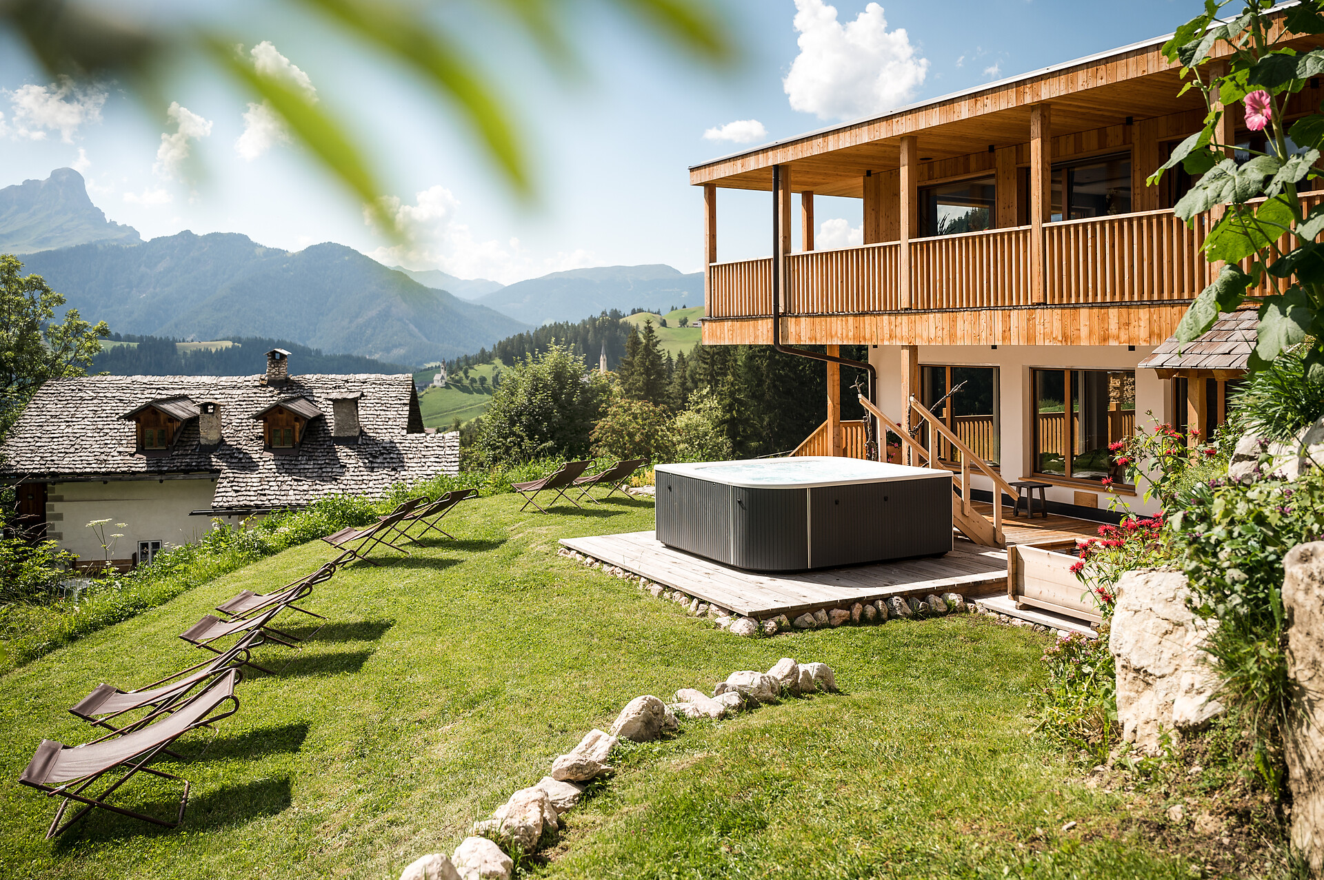 Jacuzzi with panoramic view