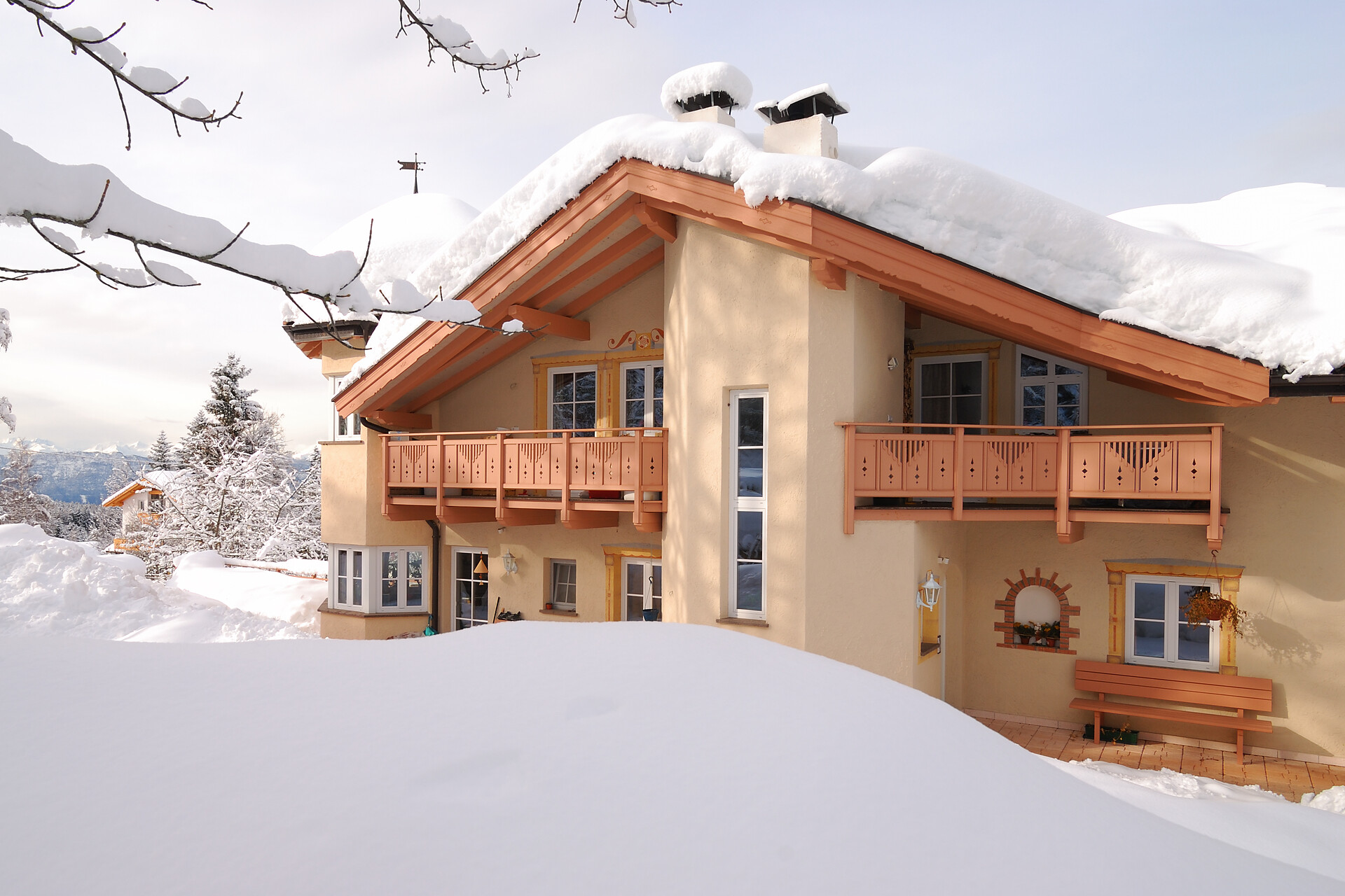 Haus BERGKLANG im Winter