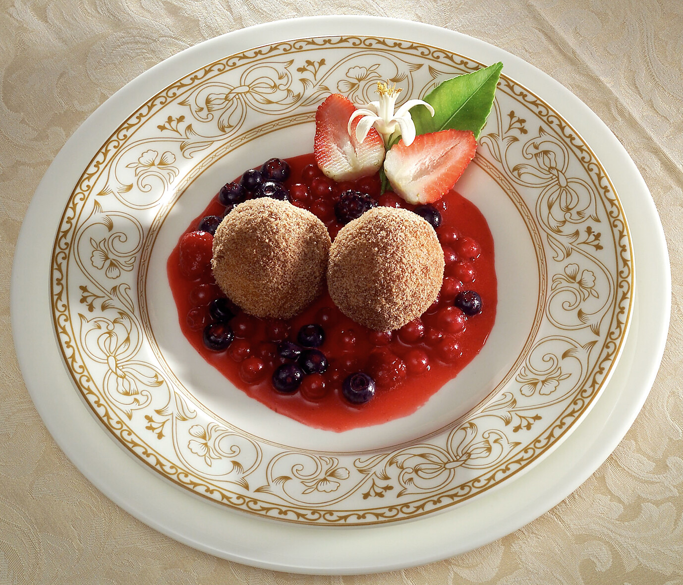 Dessert Dumplings ricotta