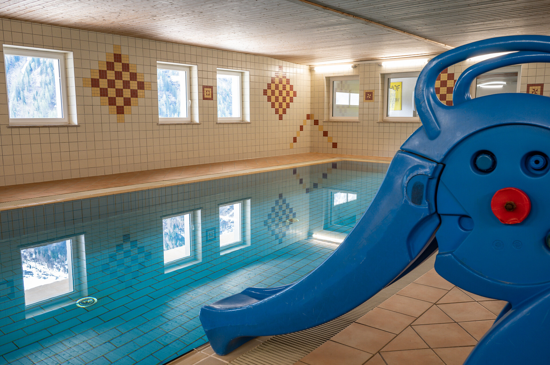 Swimming pool in the house