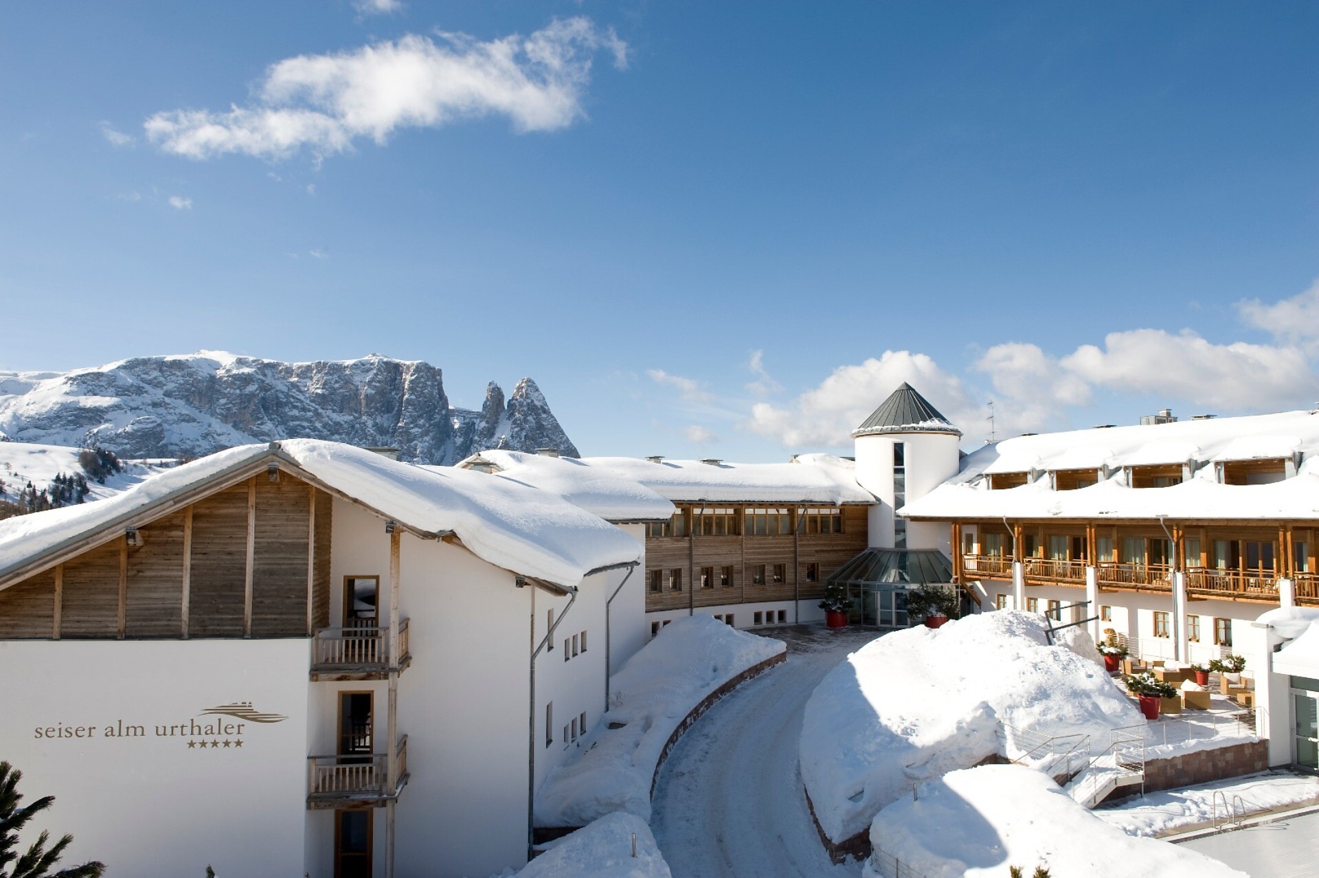 Hotel Urthaler in the winter