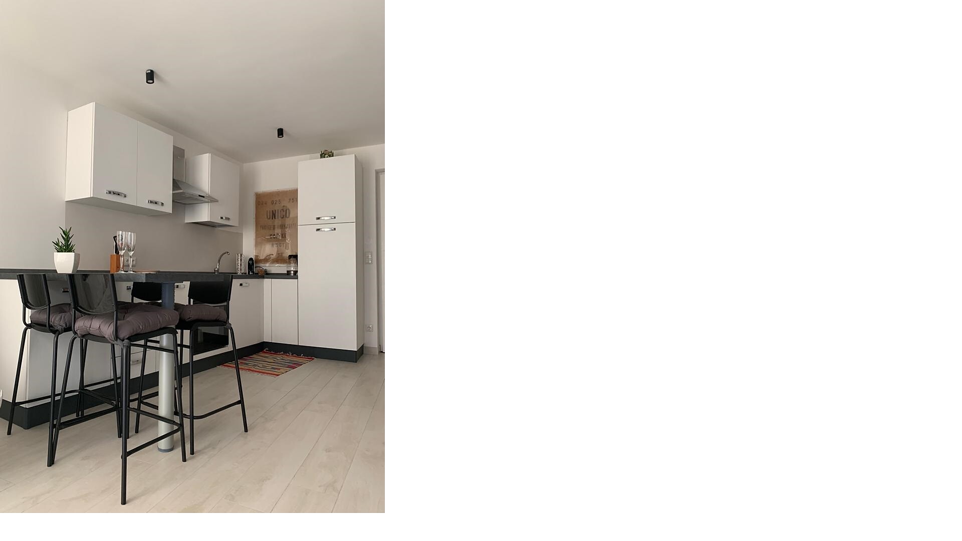 living room kitchen