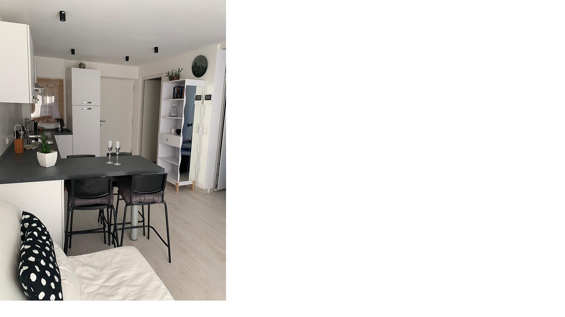 living room kitchen