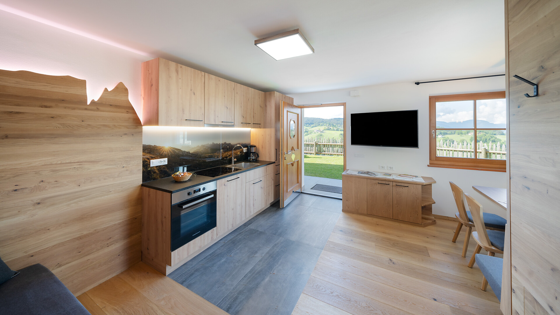 Wohnküche Mohnblume