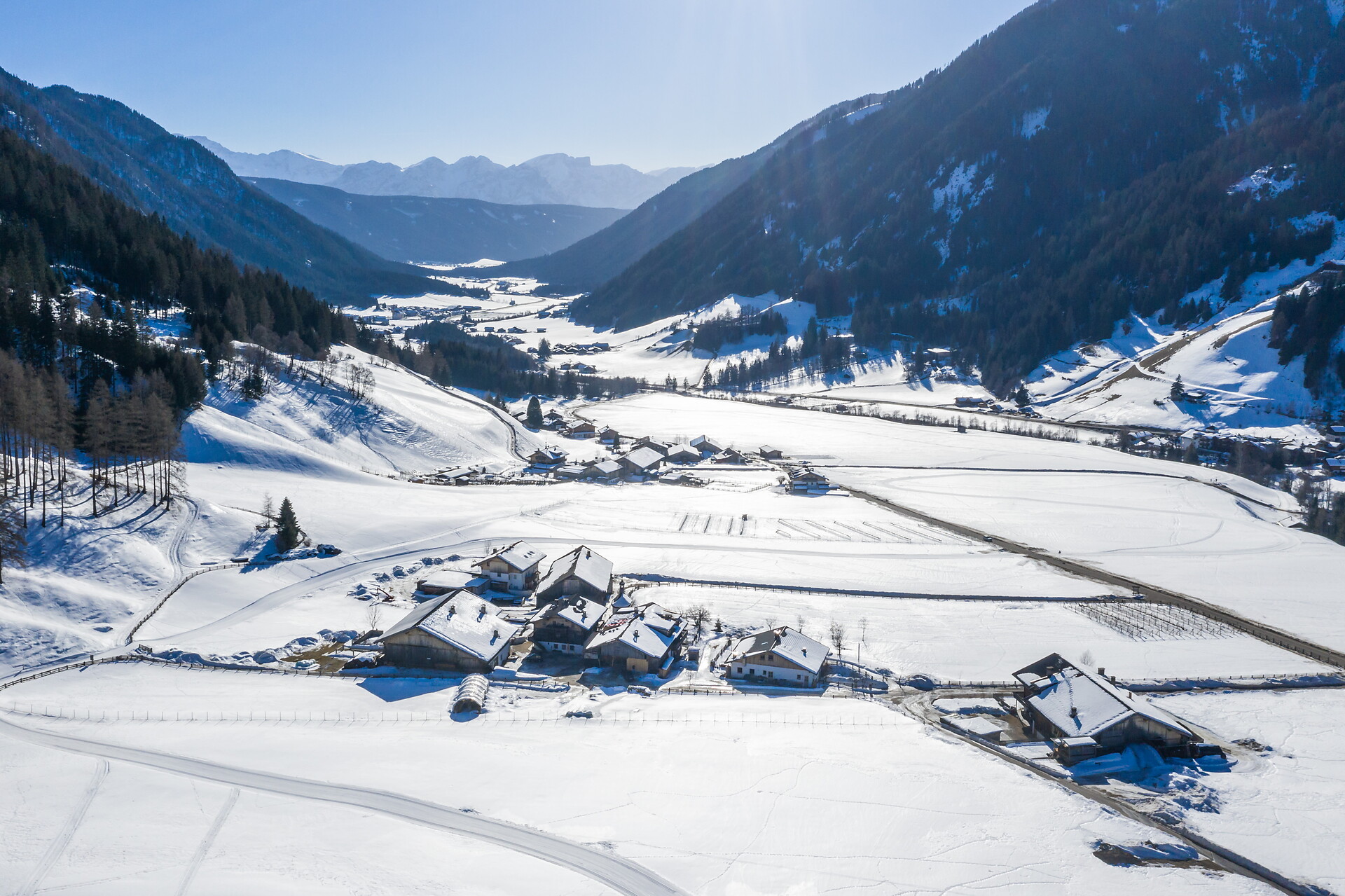 View of the valley