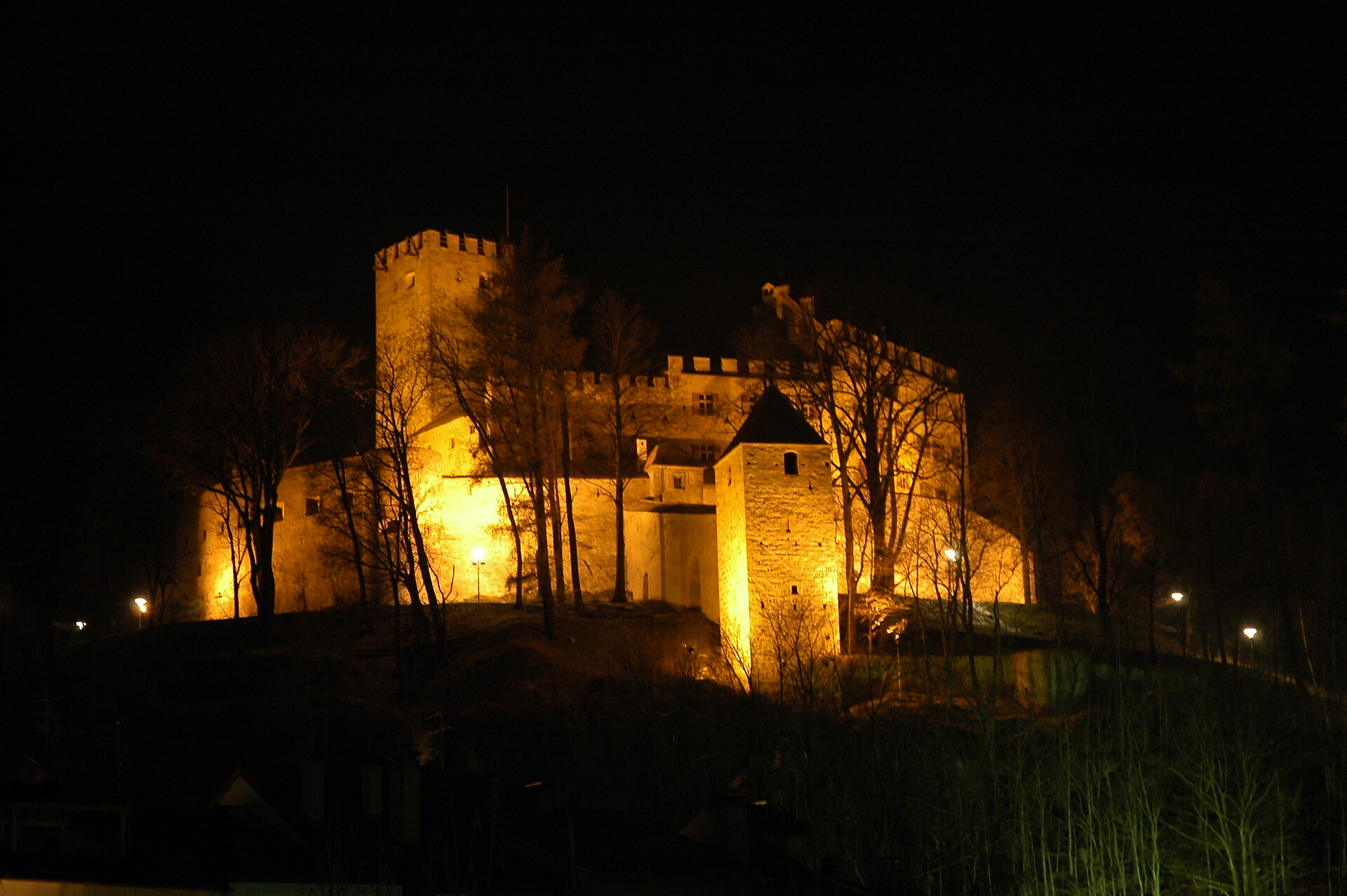Schloss Bruneck @ night