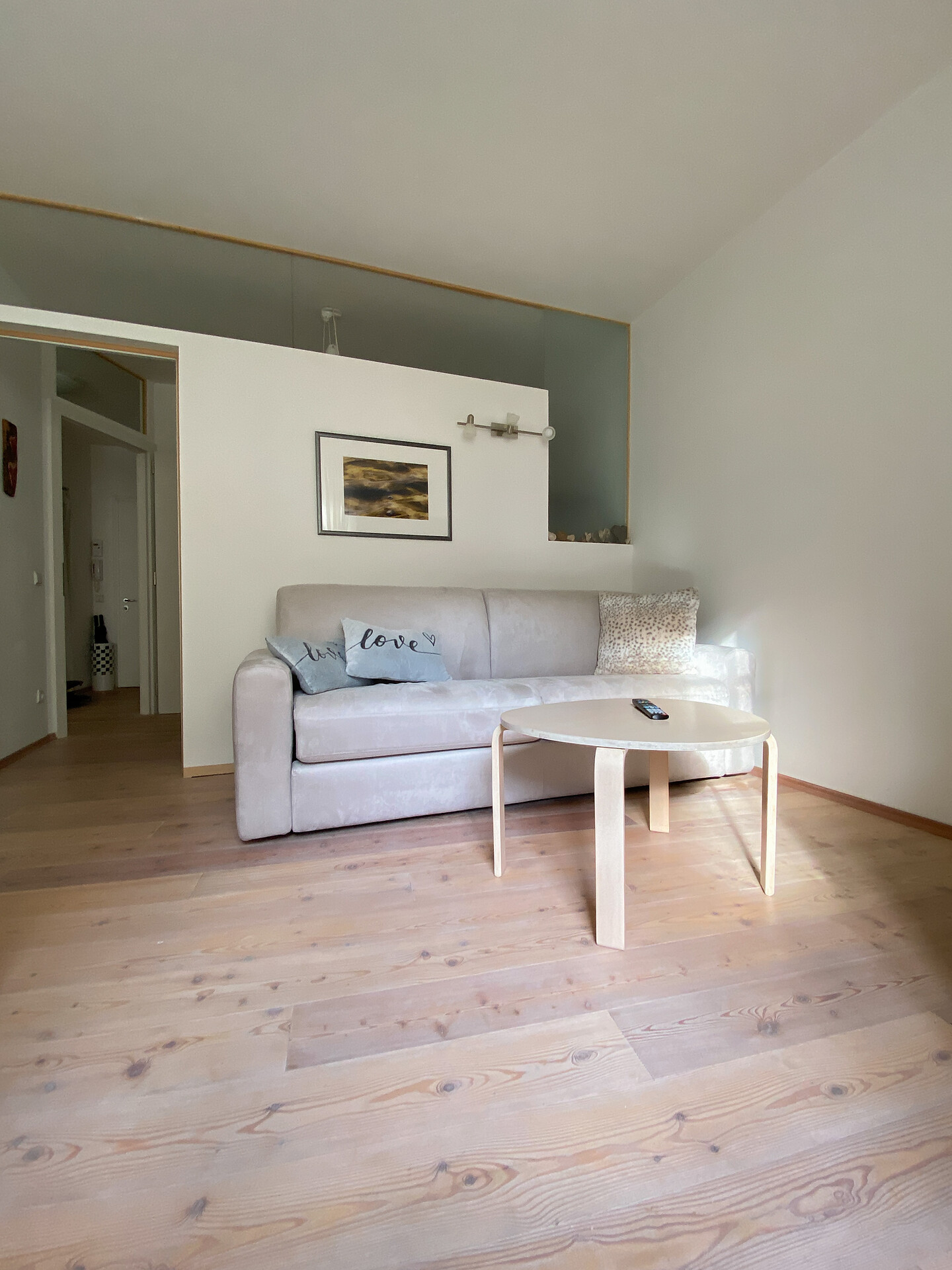 Salotto con divano letto