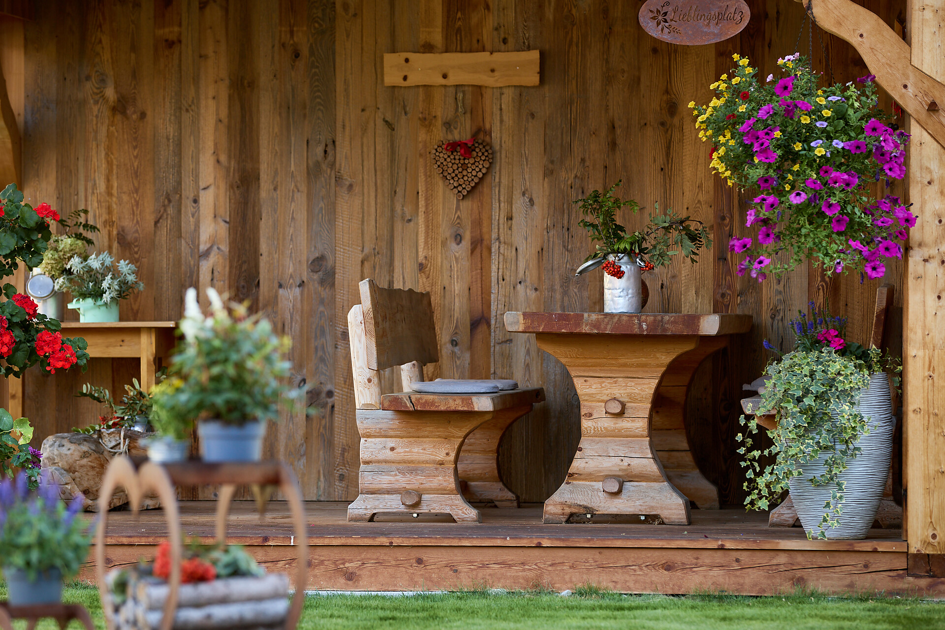 Area relax al esterno