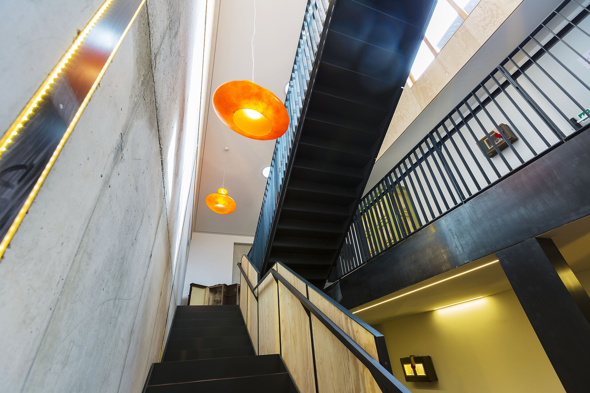 The staircase