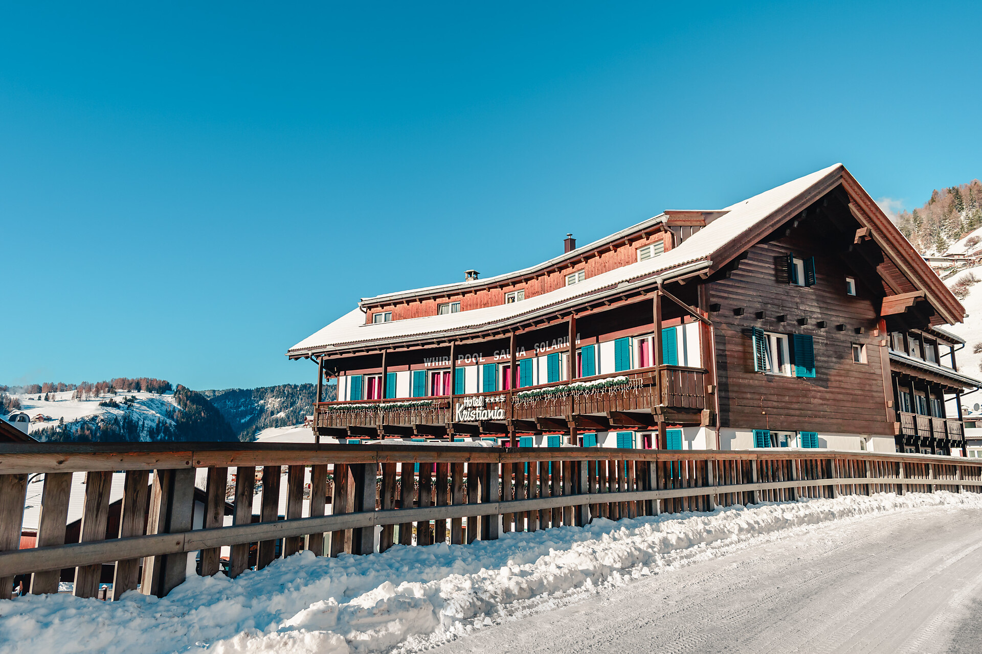 Kristiania Eingang im Winter